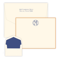 Embossed Graphics | Banner Card | Embossed Correspondence Card
