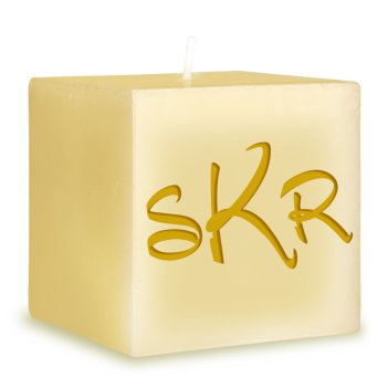 Anthony Monogram Personalized Candle - Engraved