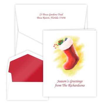 Christmas Stocking Note - Digital Print