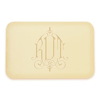 Whitlock Monogram Personalized Triple Milled French Soap - Engraved